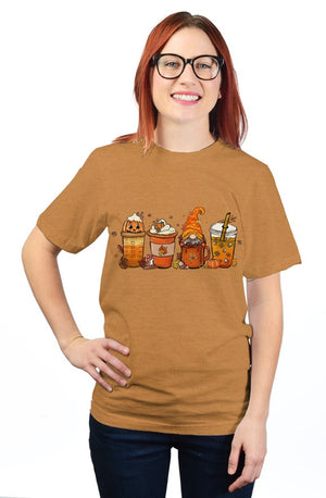 Fall & halloween coffee t shirt